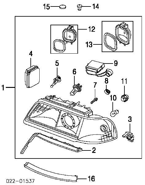 Urządzenie zapłonowe (ksenon) do Mercedes S (C140)