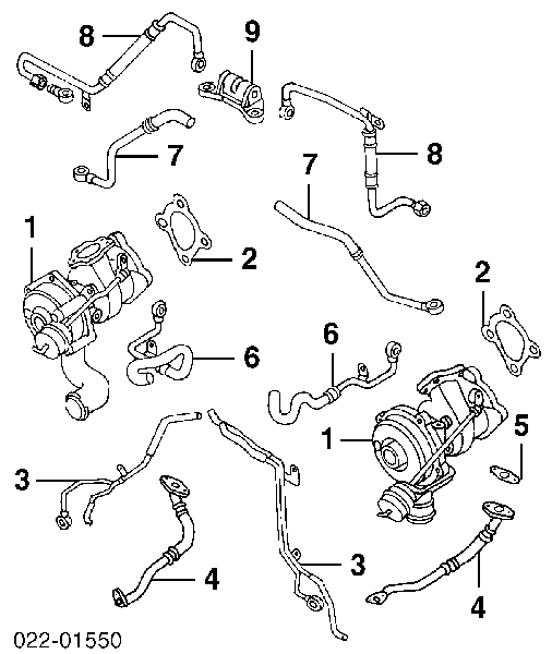 Turbina 078145701SX VAG