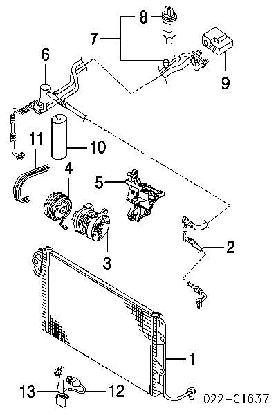 55202621 Ford Pas napędowy mechanizmów