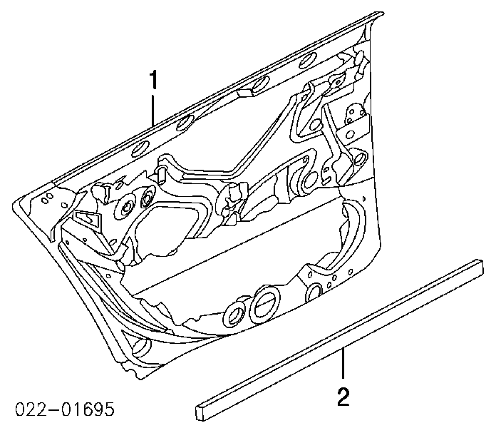 8E0833052 VAG drzwi tylne prawe