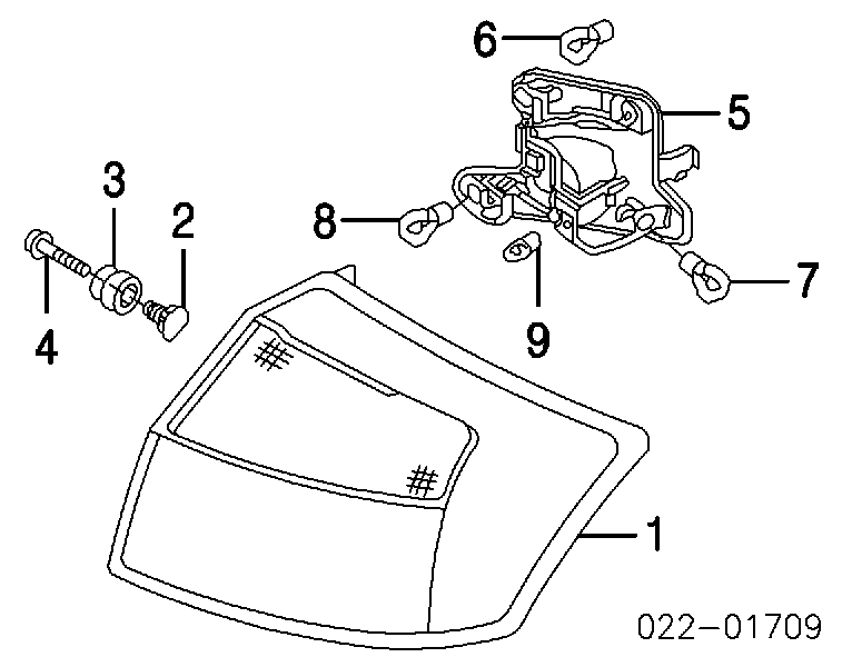 Lampa zespolona tylna lewa FP0019F2E Depo/Loro