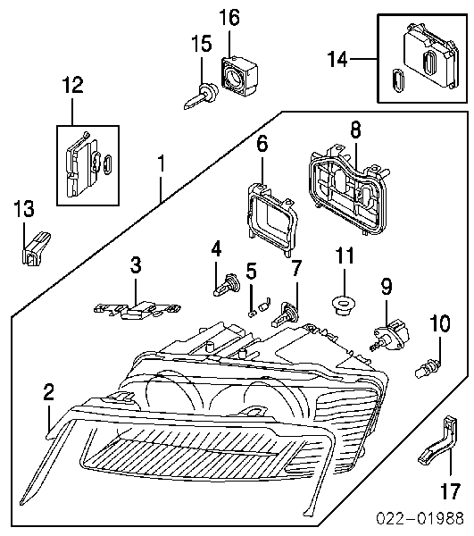 5DV008290 Land Rover urządzenie zapłonowe (ksenon)