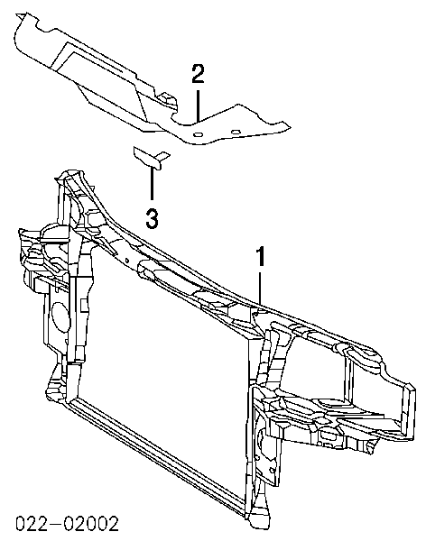 Osłona chłodnicy kompletna (panel mocowania reflektorów) Audi A8 D3 sedana (4E2, 4E8) (2002 - 2010) cena, od 222,19 USD