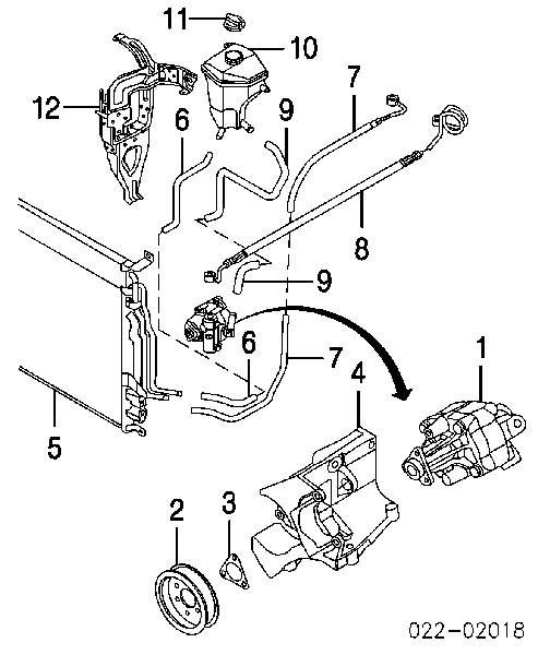 Zbiornik płynu wspomagania Audi A8 D3 (4E2, 4E8)