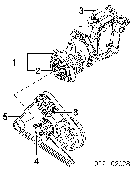 077903015Q VAG Alternator