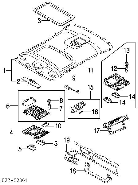 Lampka oświetlenia kabiny Audi A3 (8P1)