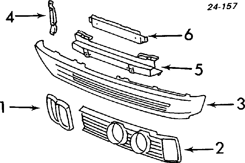 Atrapa chłodnicy lewa do BMW 3 (E21)