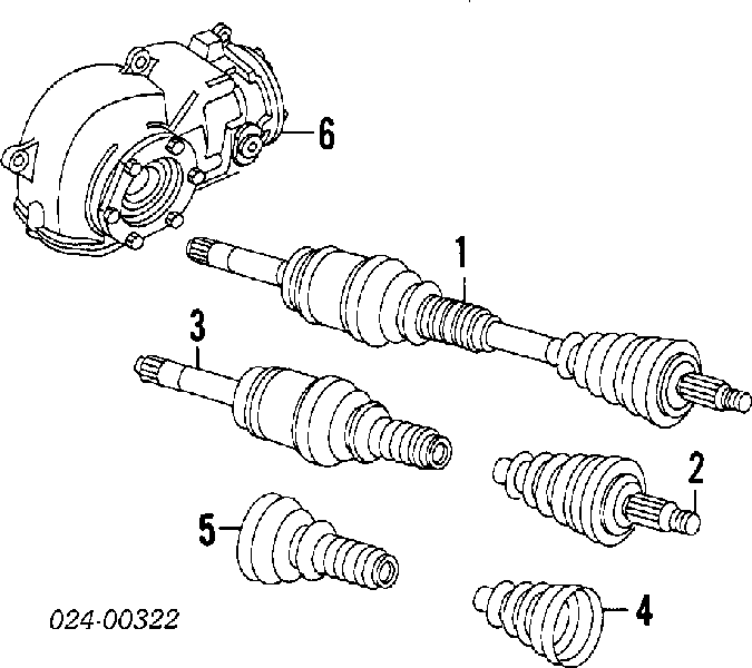 Osłona przegubu homokinetycznego półosi przedniej zewnętrzna do BMW 3 (E30)