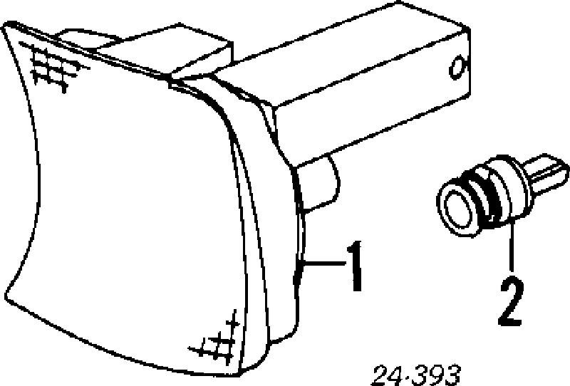 Kierunkowskaz prawy do BMW 5 (E34)