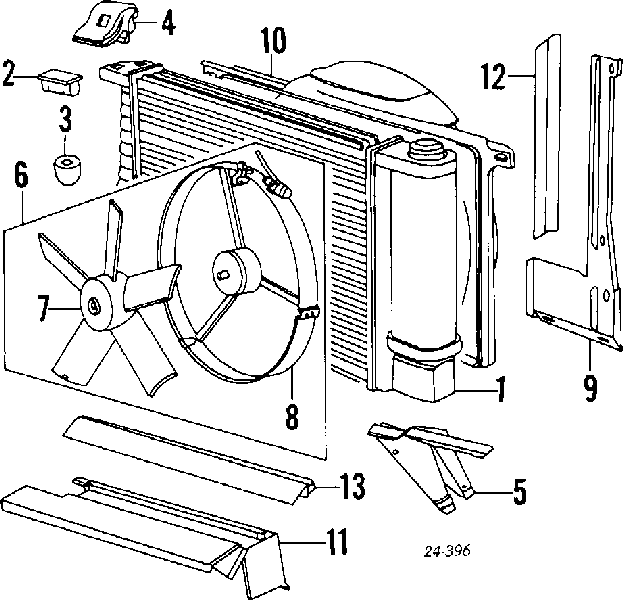 Chłodnica silnika 6002102 VAN Wezel