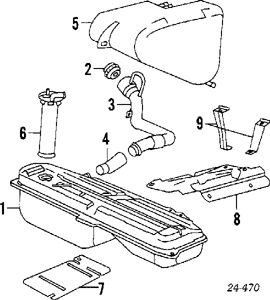 Zbiornik paliwa 6906000054009P 4max