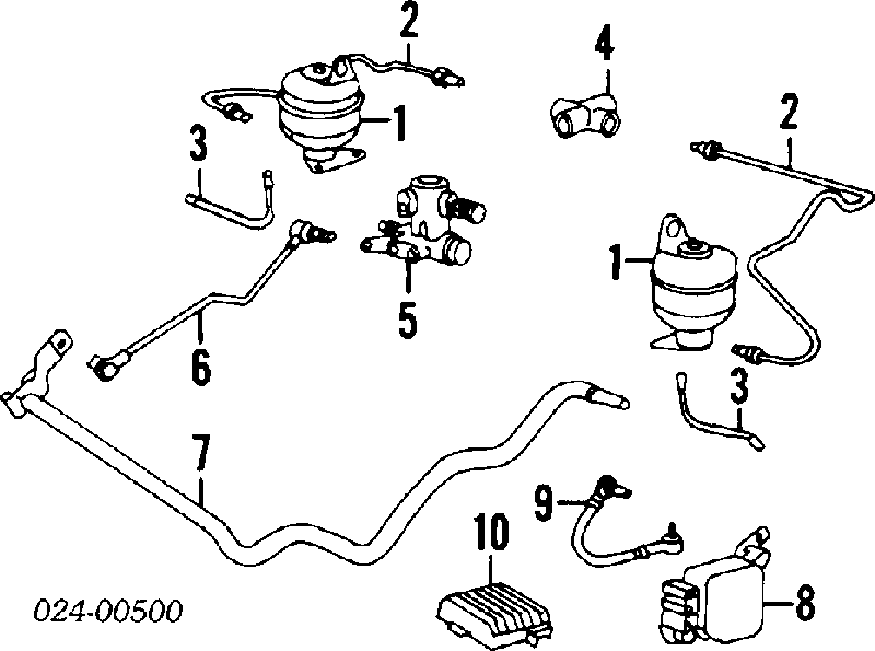 Trójnik przewodów hamulcowych O3A Quick Brake