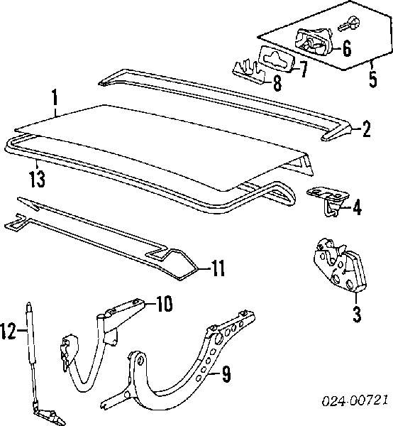 Klapa bagażnika do BMW 3  E30