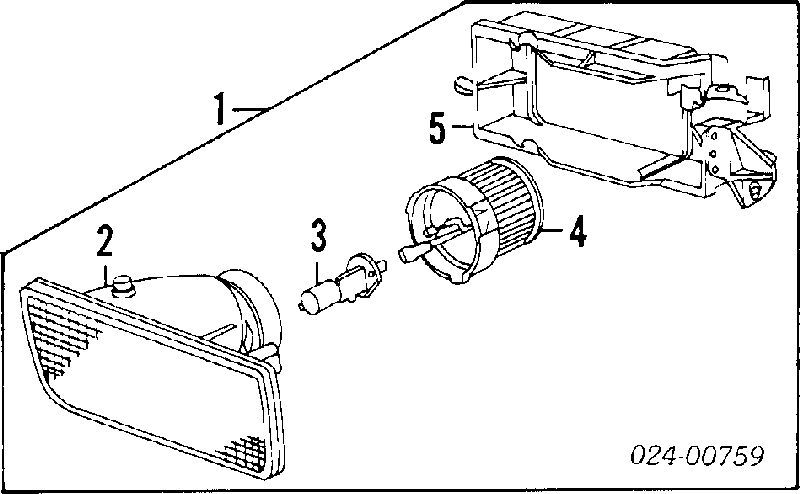 Lampa przeciwmgielna prawa do BMW 3 (E36)