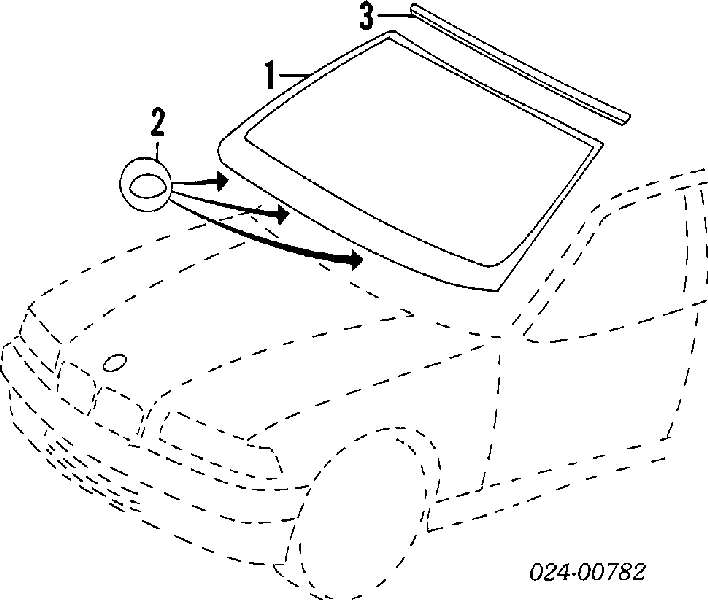 Szyba przednia GS0060D12 XYG