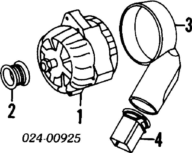 12311733782 BMW koło pasowe alternatora