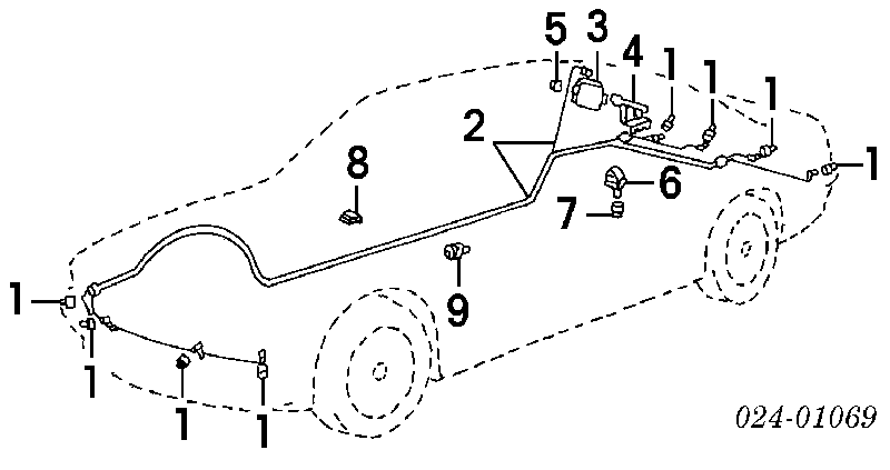 Czujnik parkowania tylny do BMW 3 (E36)