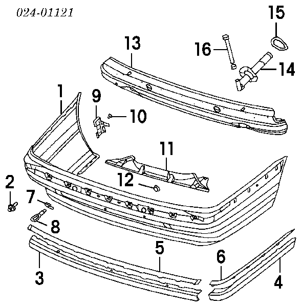 51128173090 BMW Zderzak tylny