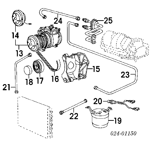 11281470025 BMW pas napędowy mechanizmów