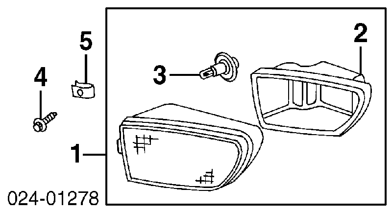 Lampa przeciwmgielna lewa FP0065H3E Depo/Loro