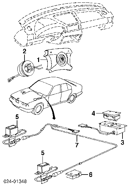 32341161756 BMW poduszka powietrzna (airbag kierowcy)