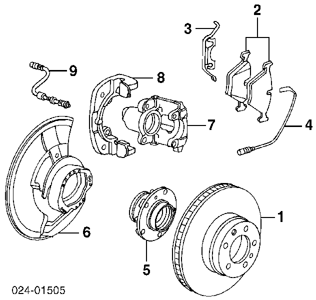 34111162956 BMW osłona tarczy hamulcowej przedniej prawej