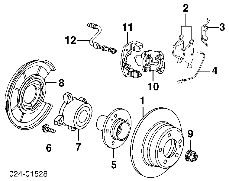 34211162774 BMW osłona tarczy hamulcowej tylnej prawa