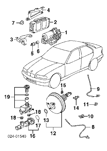 34521182067 BMW czujnik abs tylny