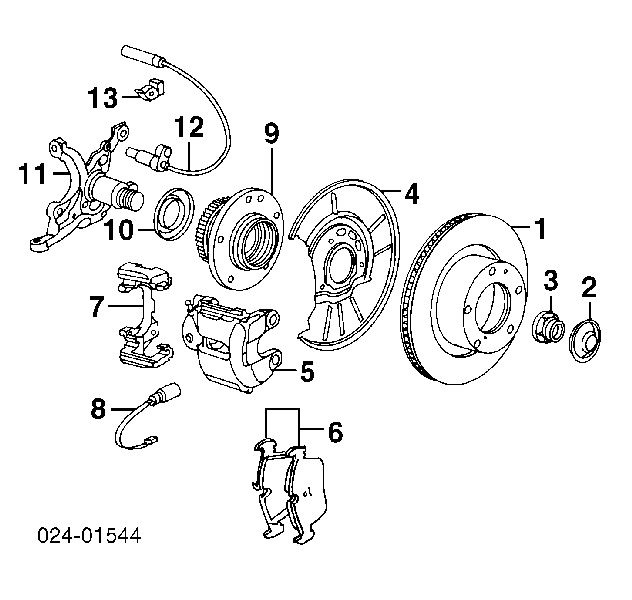 34111165557 BMW klocki hamulcowe przednie tarczowe