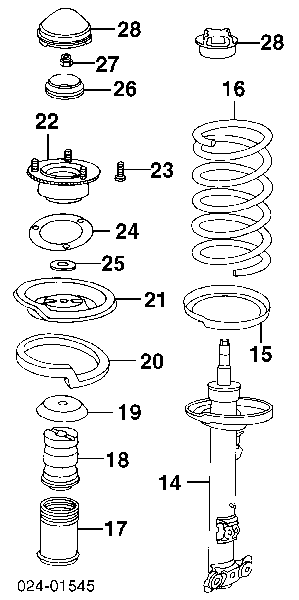 31311090203 BMW amortyzator przedni lewy