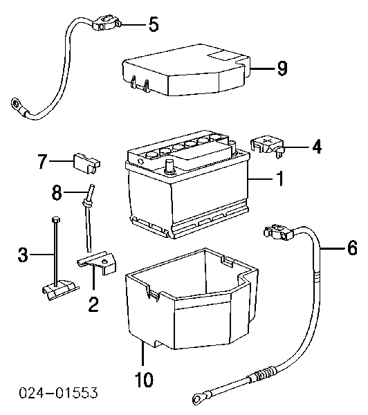 61218381742 BMW Bateria (akumulator)