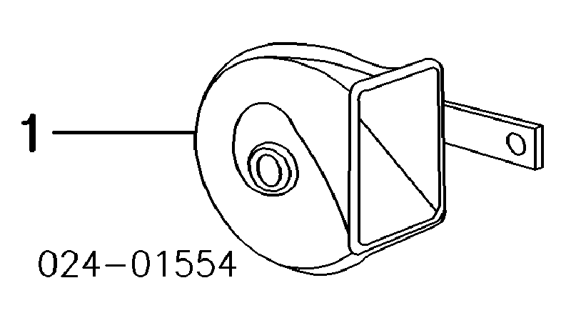 Sygnał dźwiękowy (klakson) Renault Twingo 1 (C06)