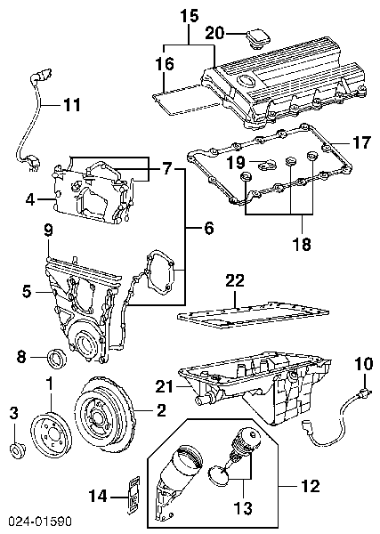 Uszczelka adaptera filtra oleju do BMW 3 (E30)