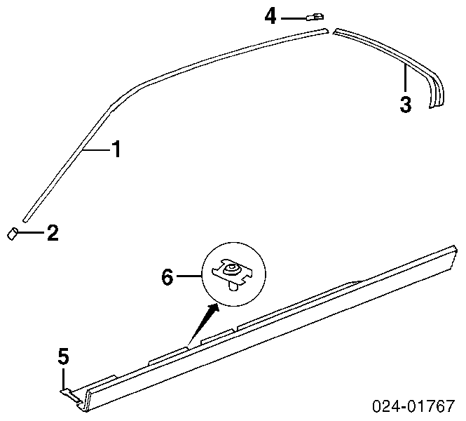 30863035 AND spinka mocowania nakładek progów