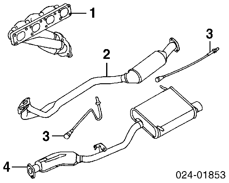 Sonda lambda, czujnik tlenu do BMW 3 (E46)