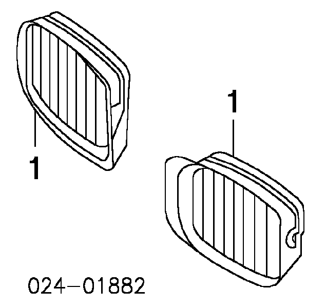 51137005837 BMW Atrapa chłodnicy lewa