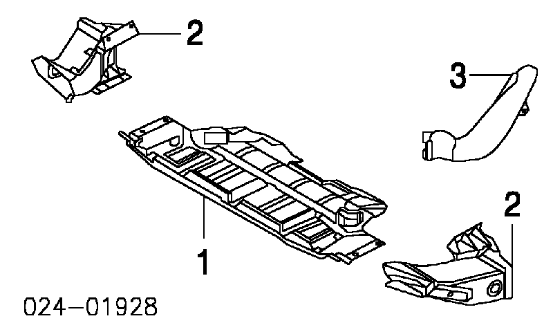 Osłona silnika przednia do BMW X5 (E53)