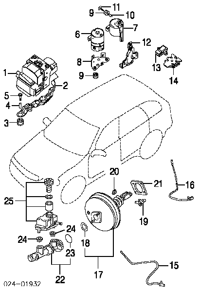 Główny cylinder hamulców 109434 Febi