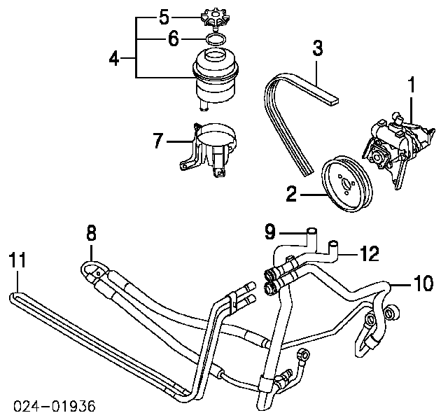 32411096434 BMW pompa wspomagania hydraulicznego kierownicy