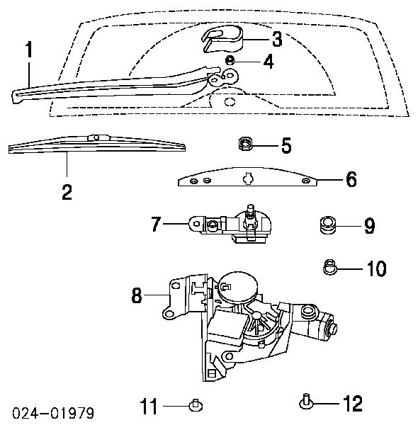 Pióro wycieraczki szyby tylnej BMW 3 kombi (E46) (1999 - 2005) cena, od 16,15 USD