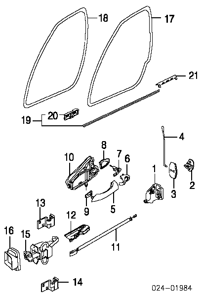 51418408566 BMW klamka drzwi prawych przednia/tylna zewnętrzna