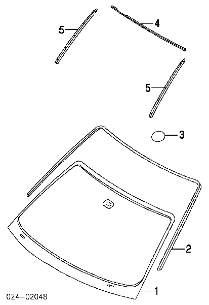 51317059706 BMW Szyba przednia