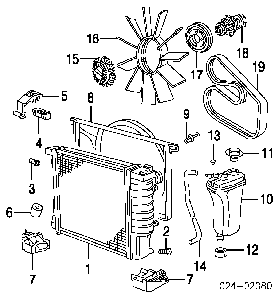 11511722567 BMW koło pasowe pompy wodnej