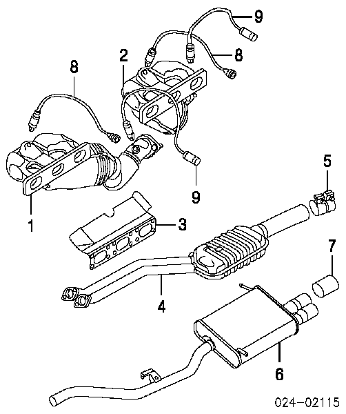 11627503673 BMW Kolektor wydechowy