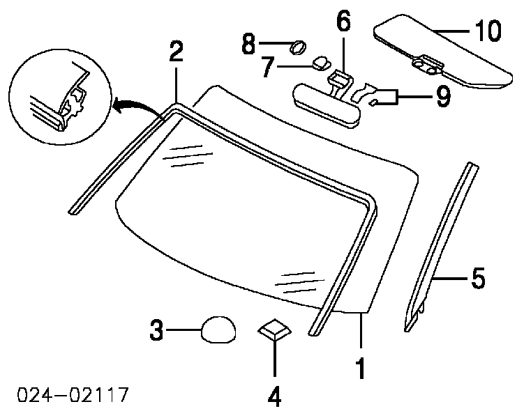 51311925433 BMW Odbój maski