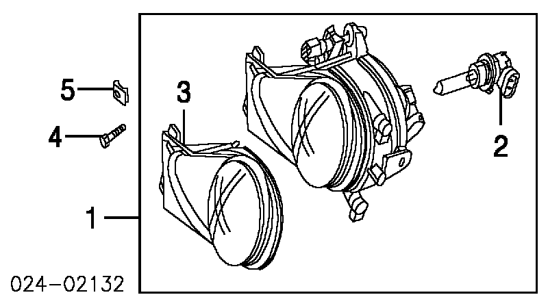 Lampa przeciwmgielna prawa do BMW 5 (E39)