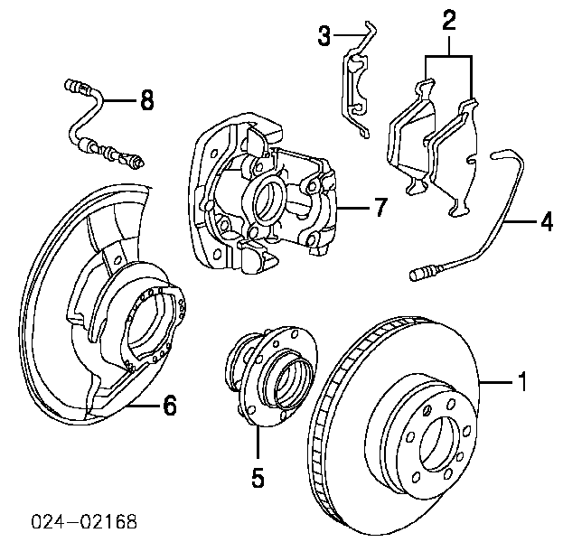 34116761246 BMW klocki hamulcowe przednie tarczowe