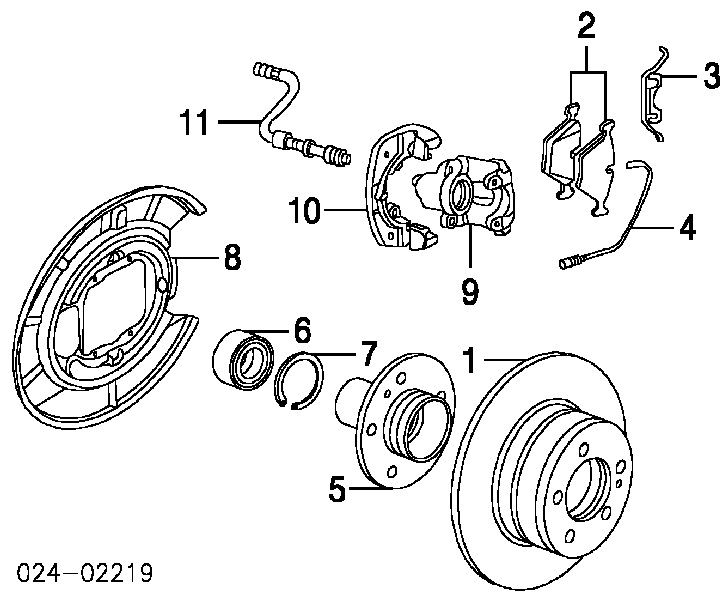 34216751194 BMW tarcza hamulcowa tylna