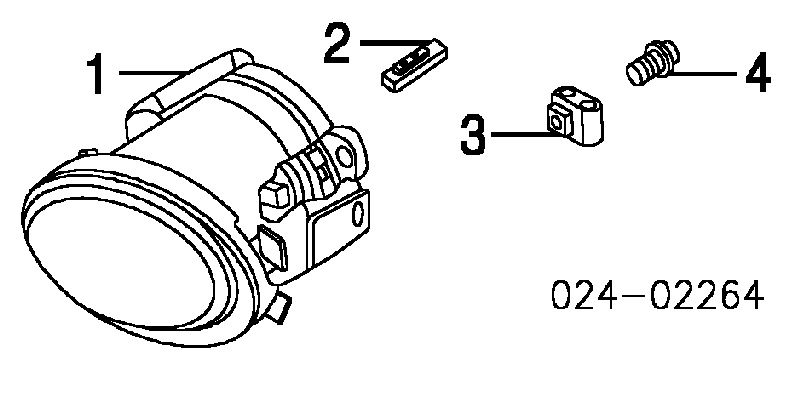 63177894017 BMW lampa przeciwmgielna lewa