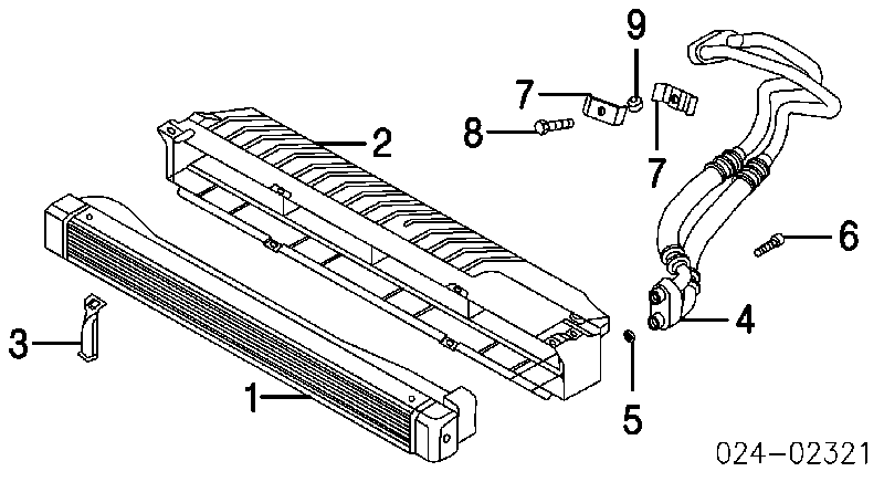 Uszczelka chłodnicy oleju do BMW 3 (E36)